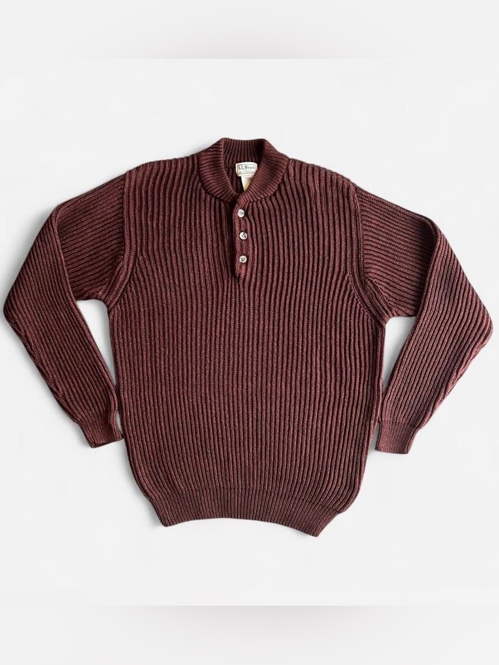 Vintage L.L. Bean cotton henley made in Australia men’s size Medium
